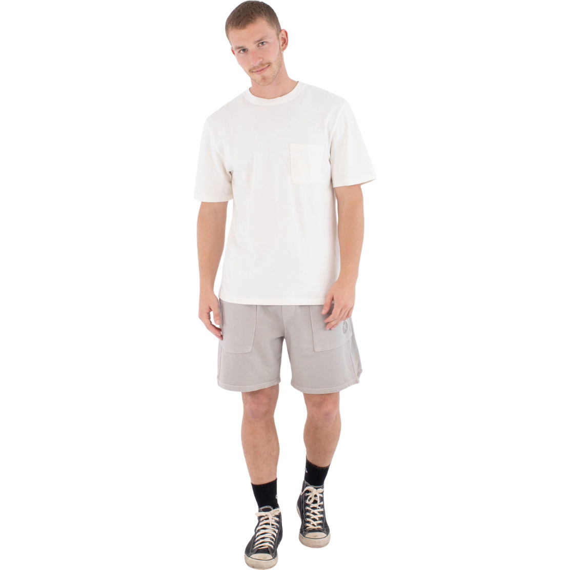 2026 Hurley Mens Kraft Pocket Tee MTSEUKR0001 - Bone
